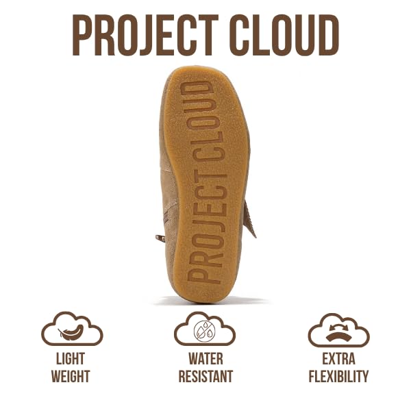 Project Cloud | "Lil WallyBoot" Genuine Leather Ankle Boots for Kids | Lightweight | Water Resistant | Non-Slip