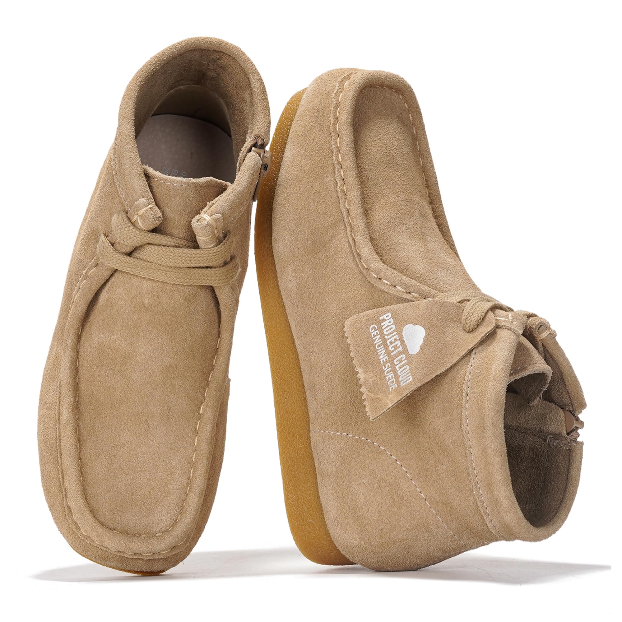 Project Cloud | "Lil WallyBoot" Genuine Leather Ankle Boots for Kids | Lightweight | Water Resistant | Non-Slip