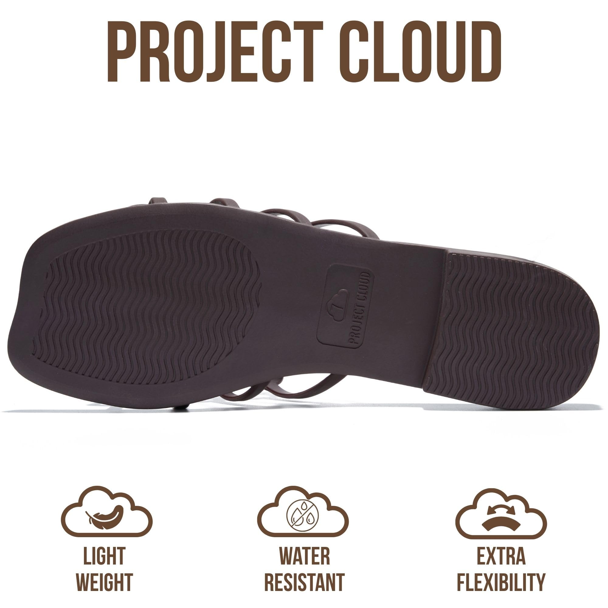 Project Cloud Women's | 100% Eco Leather Womens Sandals | Memory Foam | Lightweight | Non-Slip - Lisa