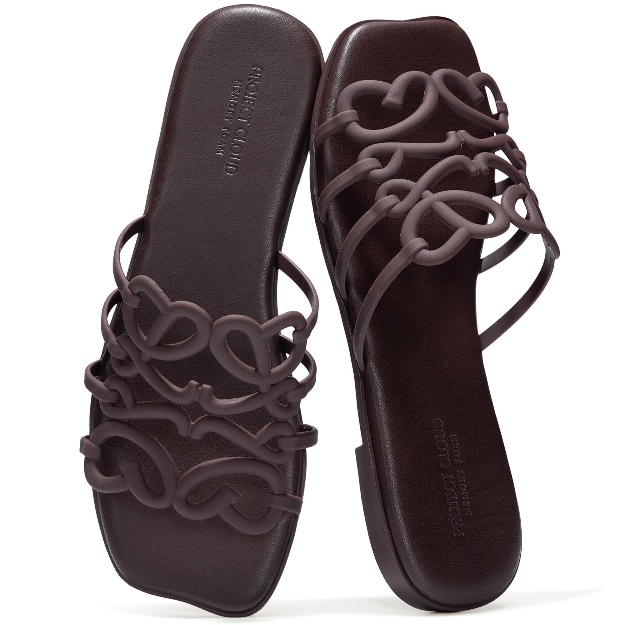 Project Cloud Women's | 100% Eco Leather Womens Sandals | Memory Foam | Lightweight | Non-Slip - Lisa