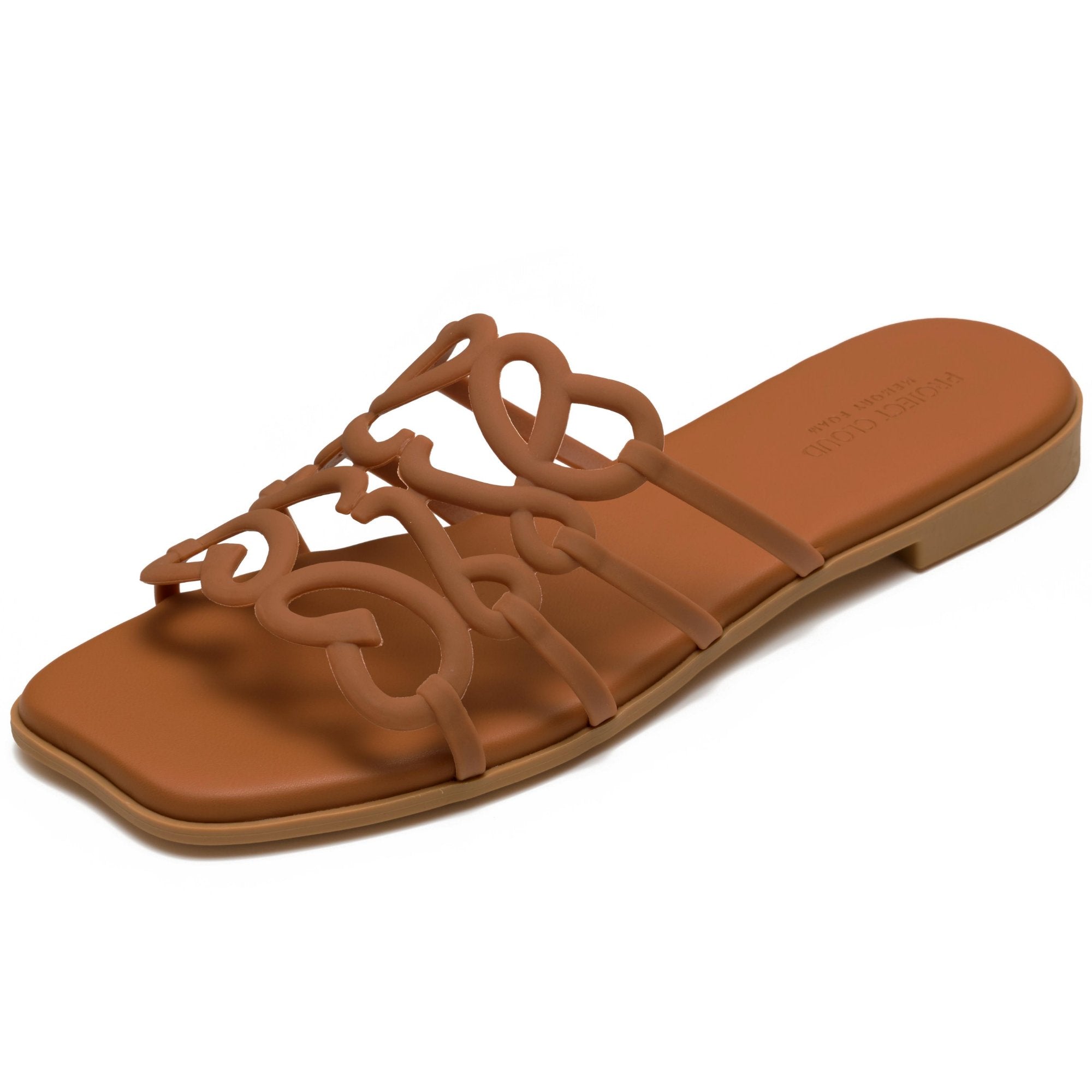 Project Cloud Women's | 100% Eco Leather Womens Sandals | Memory Foam | Lightweight | Non-Slip - Lisa - Project Cloud - Sandals -Shop Project Cloud premium footwear Now!