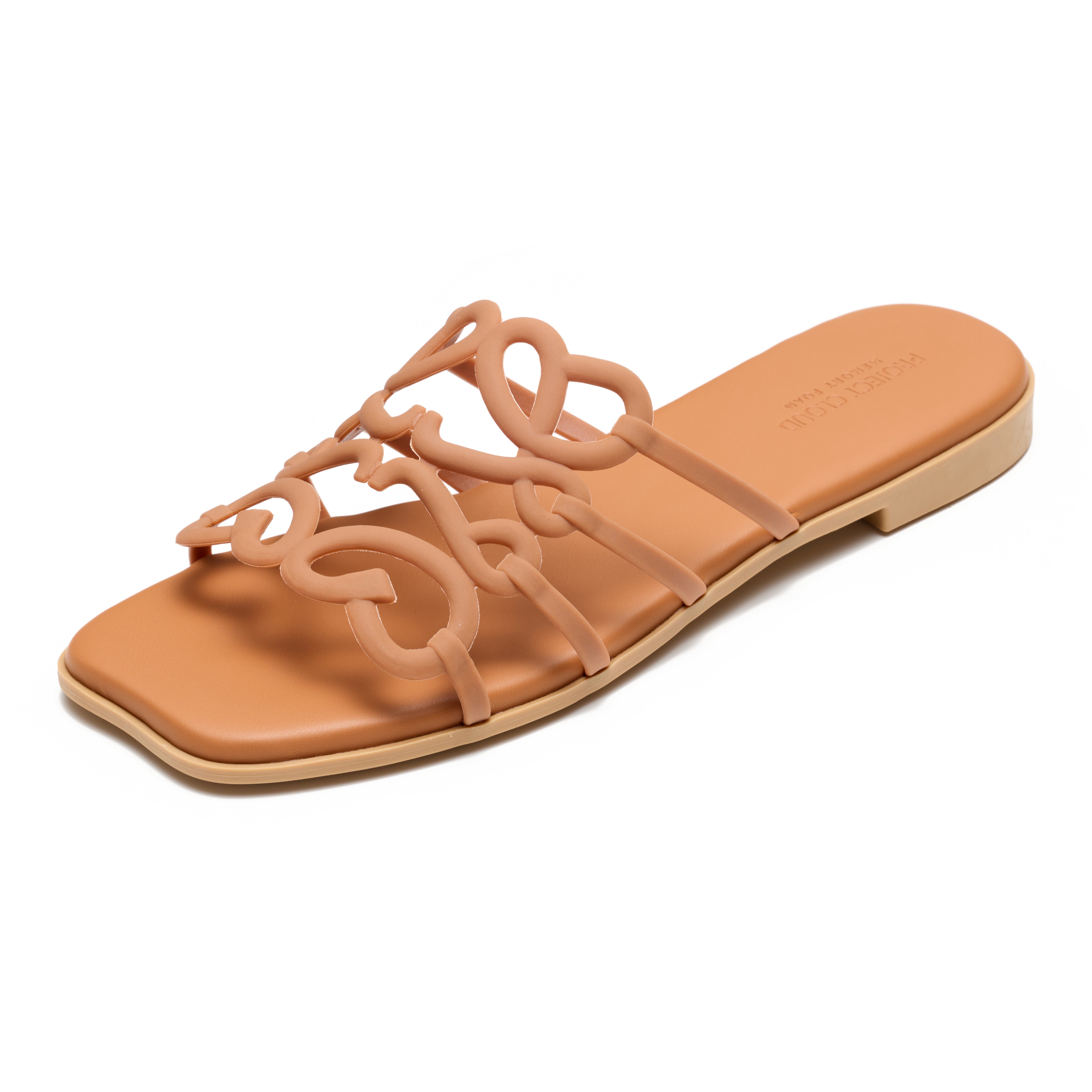 Project Cloud Women's | 100% Eco Leather Womens Sandals | Memory Foam | Lightweight | Non-Slip - Lisa - Project Cloud - Sandals -Shop Project Cloud premium footwear Now!