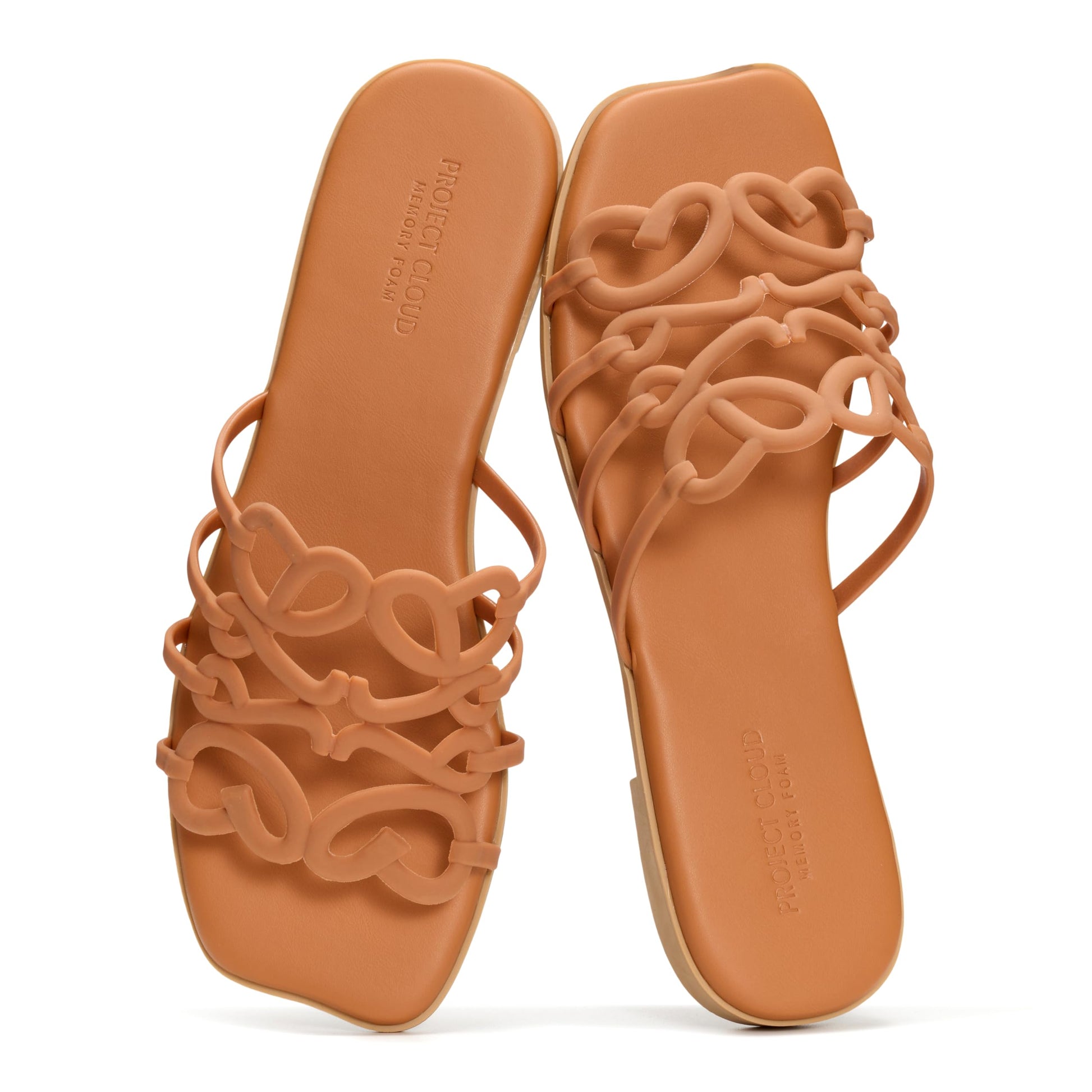 Project Cloud Women's | 100% Eco Leather Womens Sandals | Memory Foam | Lightweight | Non-Slip - Lisa - Project Cloud - Sandals -Shop Project Cloud premium footwear Now!
