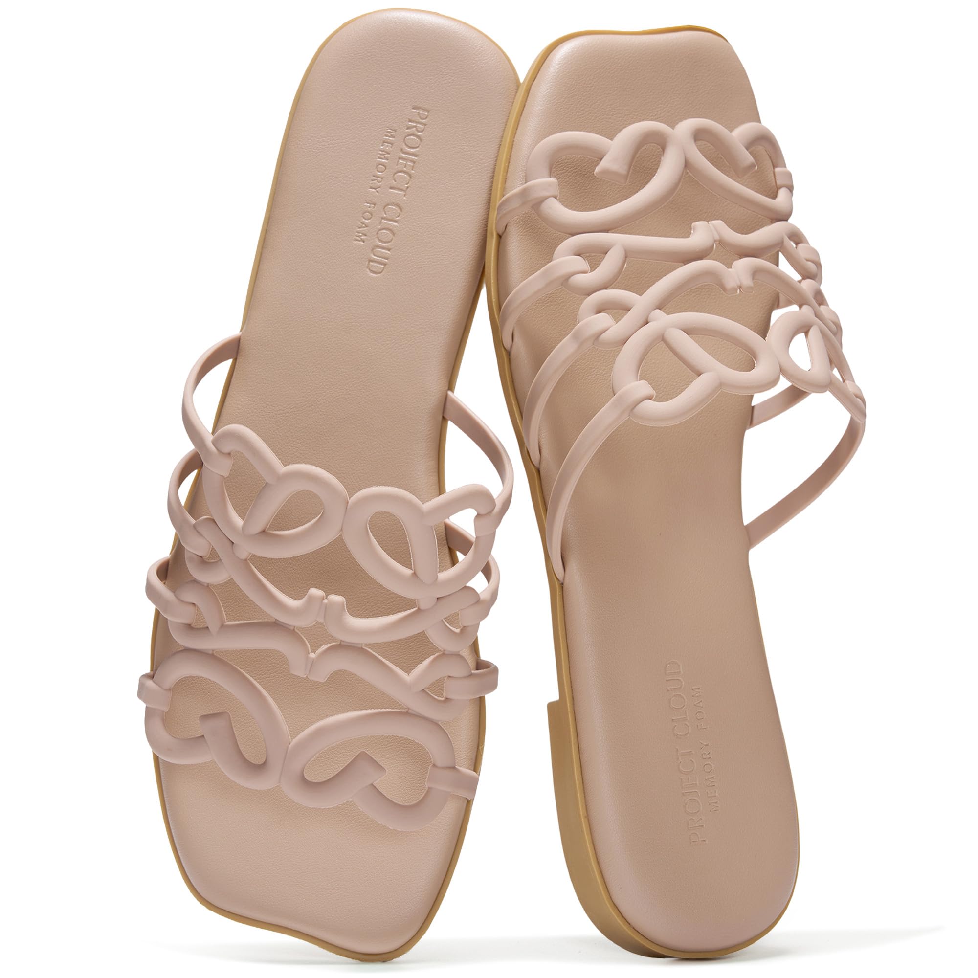 Project Cloud Women's | 100% Eco Leather Womens Sandals | Memory Foam | Lightweight | Non-Slip - Lisa