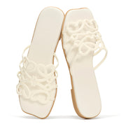 Project Cloud Women's | 100% Eco Leather Womens Sandals | Memory Foam | Lightweight | Non-Slip - Lisa - Project Cloud - Sandals -Shop Project Cloud premium footwear Now!