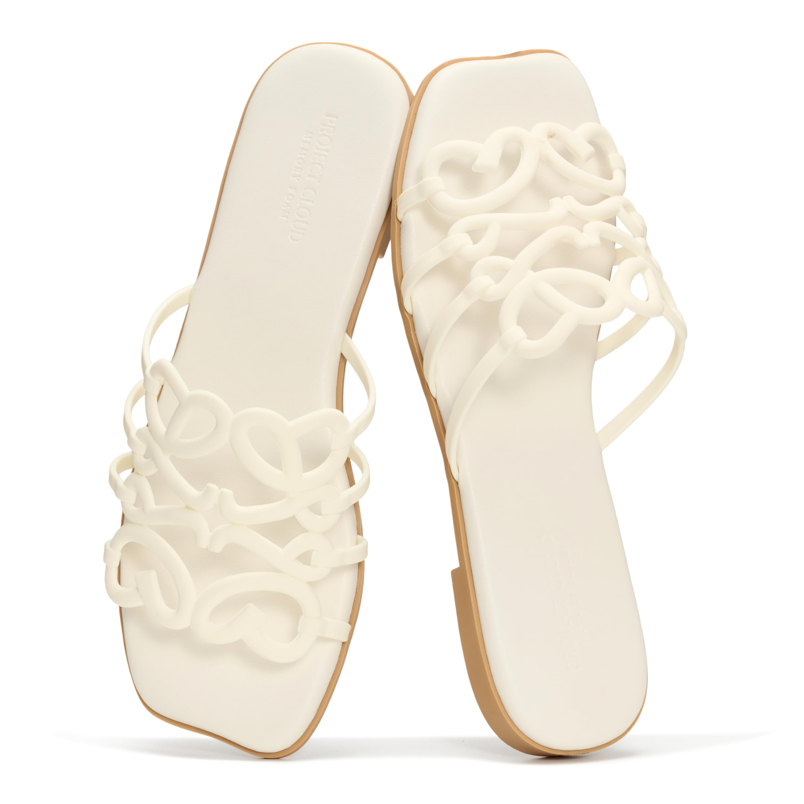 Women's Eco Leather Sandals | Memory Foam Comfort | Project Cloud