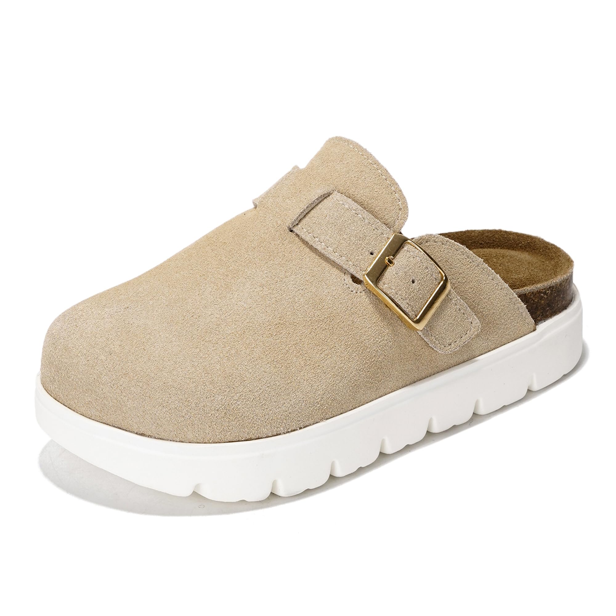 Project Cloud Kids | 100% Genuine Leather Clogs | Memory Foam | Lightweight | Non-Slip - Little BentonChunky