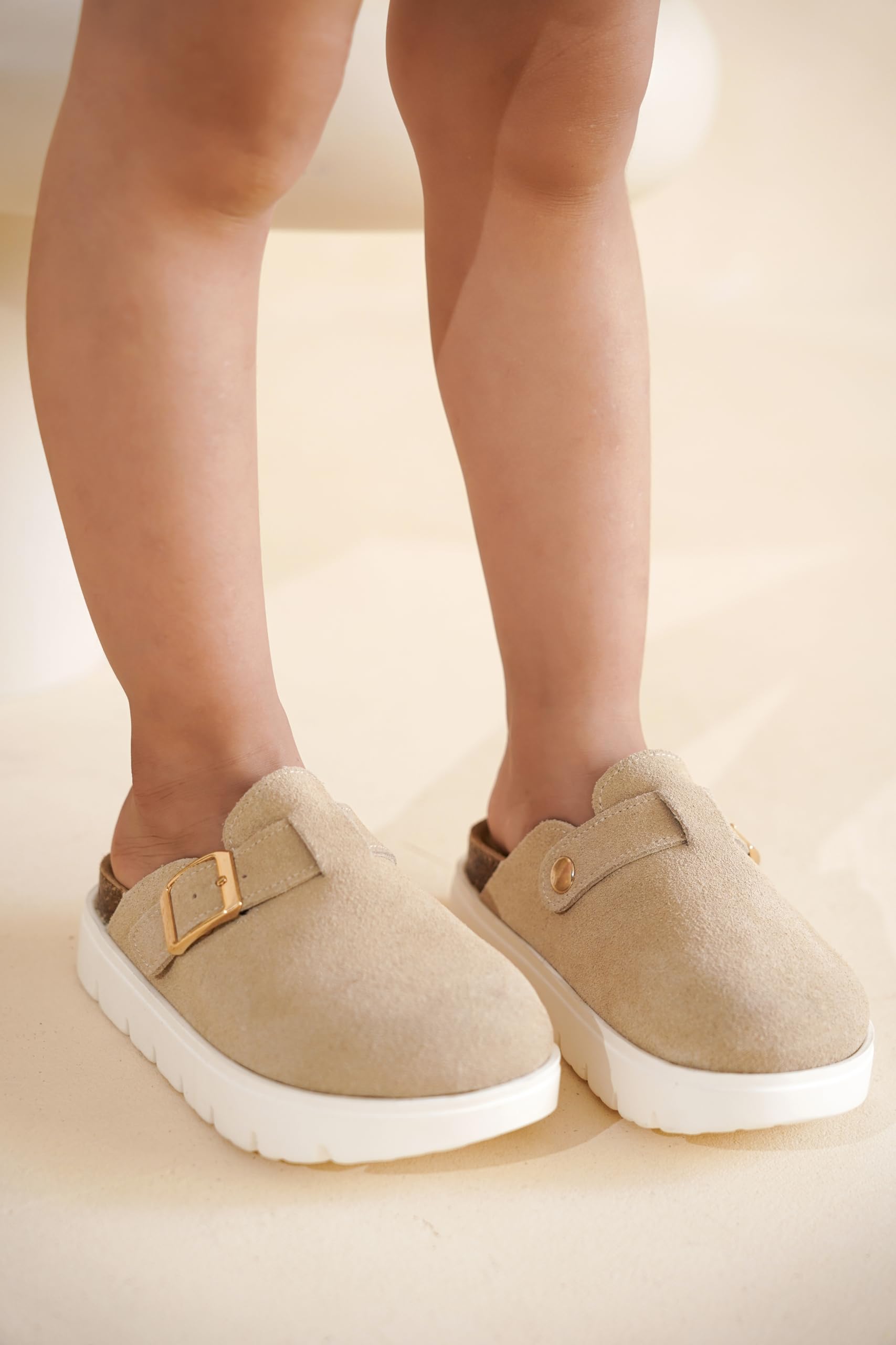 Project Cloud Kids | 100% Genuine Leather Clogs | Memory Foam | Lightweight | Non-Slip - Little BentonChunky