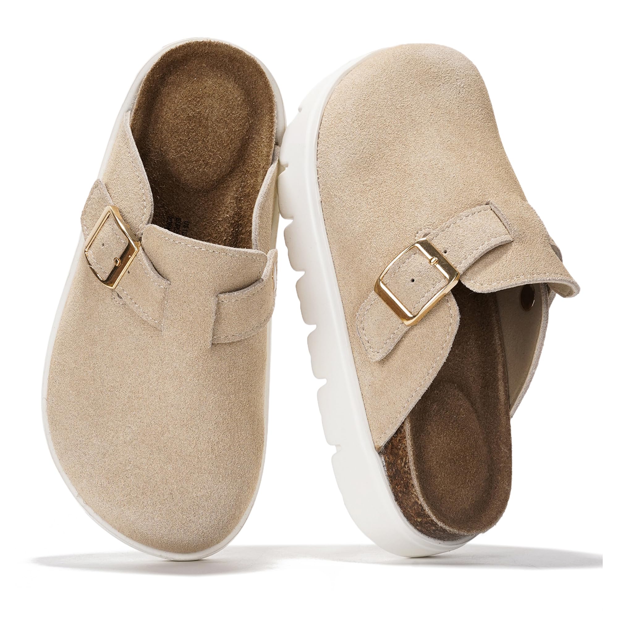 Project Cloud Kids | 100% Genuine Leather Clogs | Memory Foam | Lightweight | Non-Slip - Little BentonChunky