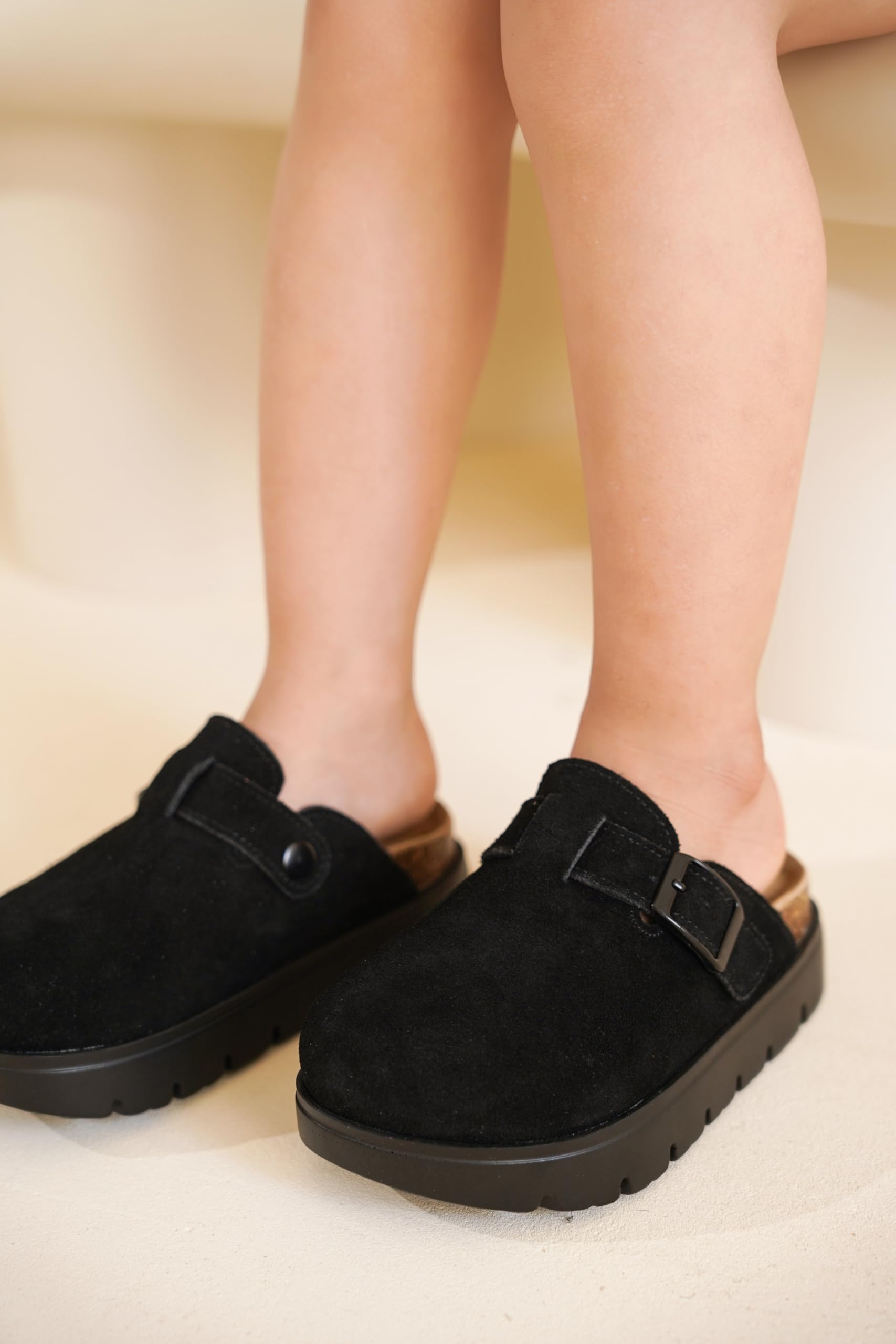 Project Cloud Kids | 100% Genuine Leather Clogs | Memory Foam | Lightweight | Non-Slip - Little BentonChunky