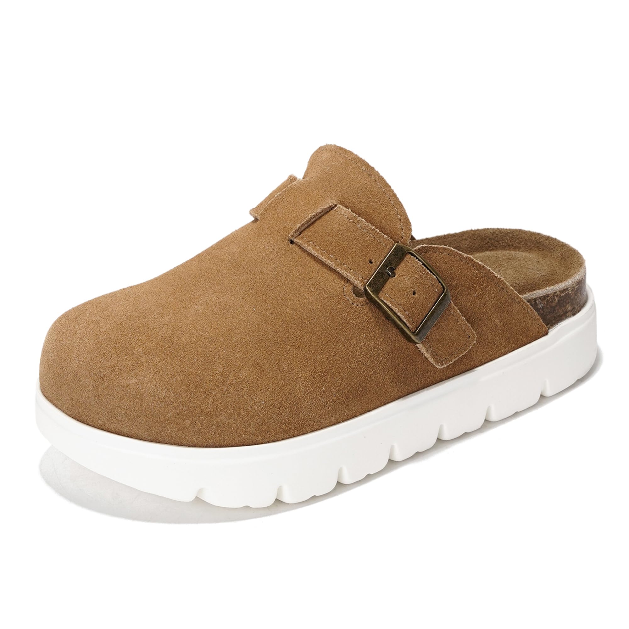 Project Cloud Kids | 100% Genuine Leather Clogs | Memory Foam | Lightweight | Non-Slip - Little BentonChunky