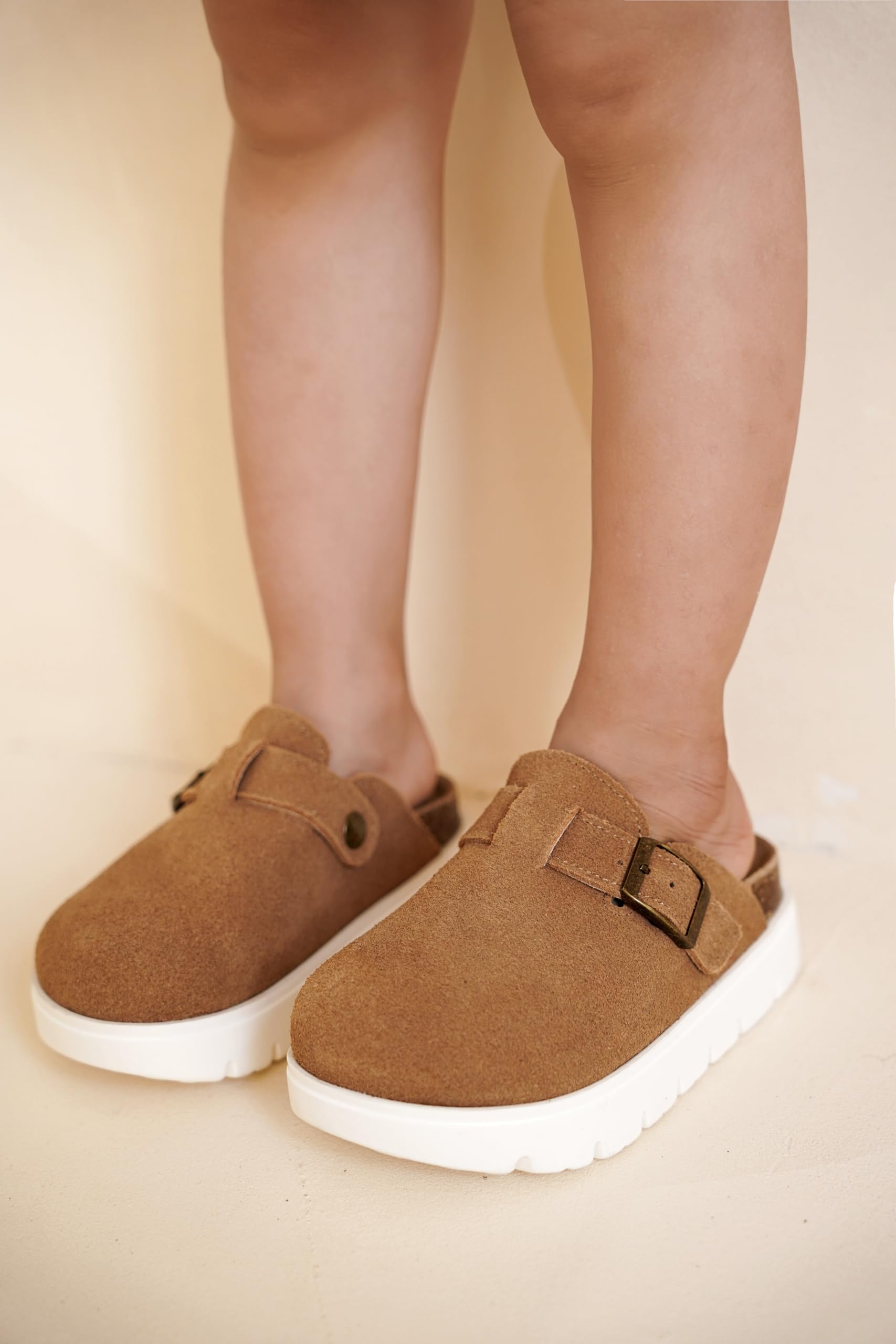 Project Cloud Kids | 100% Genuine Leather Clogs | Memory Foam | Lightweight | Non-Slip - Little BentonChunky