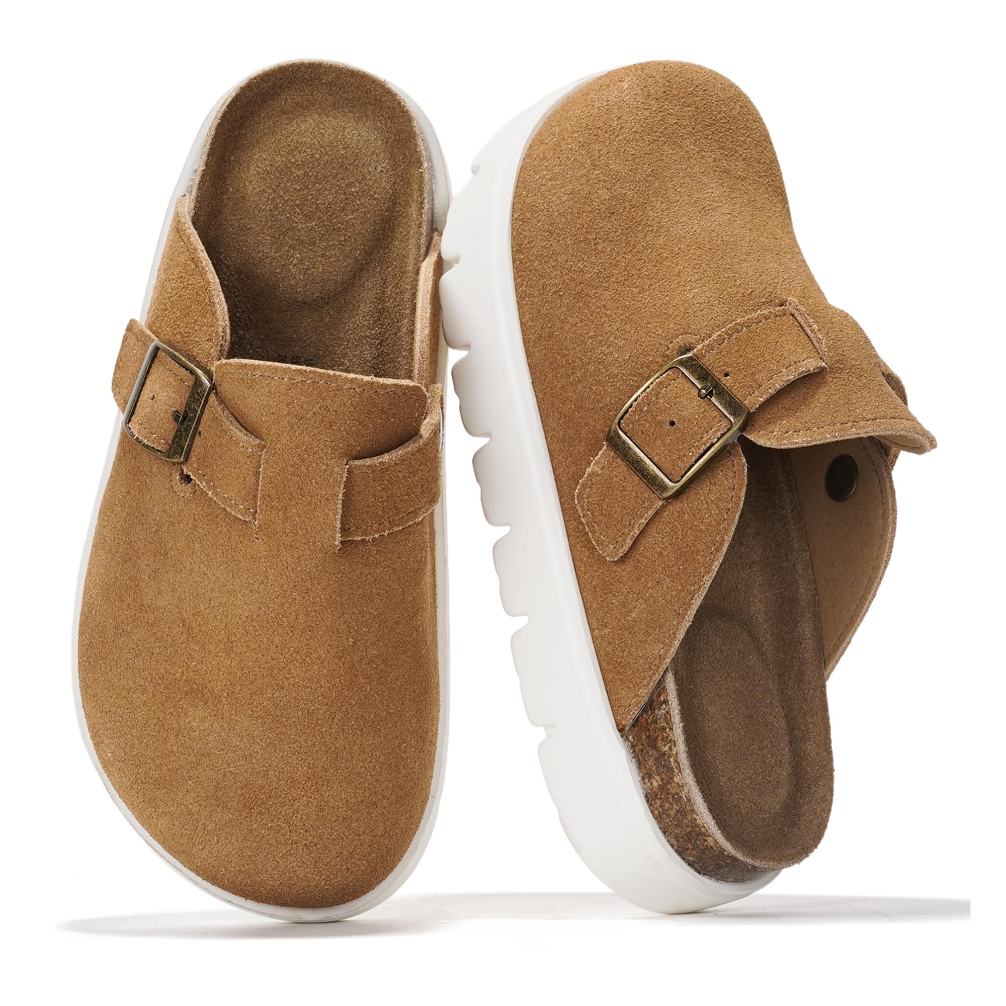 Project Cloud Kids | 100% Genuine Leather Clogs | Memory Foam | Lightweight | Non-Slip - Little BentonChunky