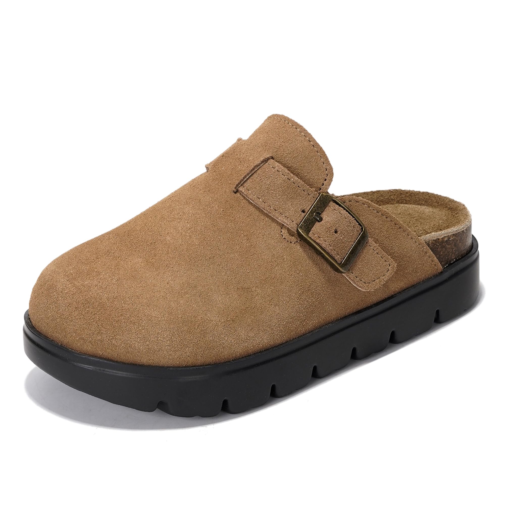 Project Cloud Kids | 100% Genuine Leather Clogs | Memory Foam | Lightweight | Non-Slip - Little BentonChunky