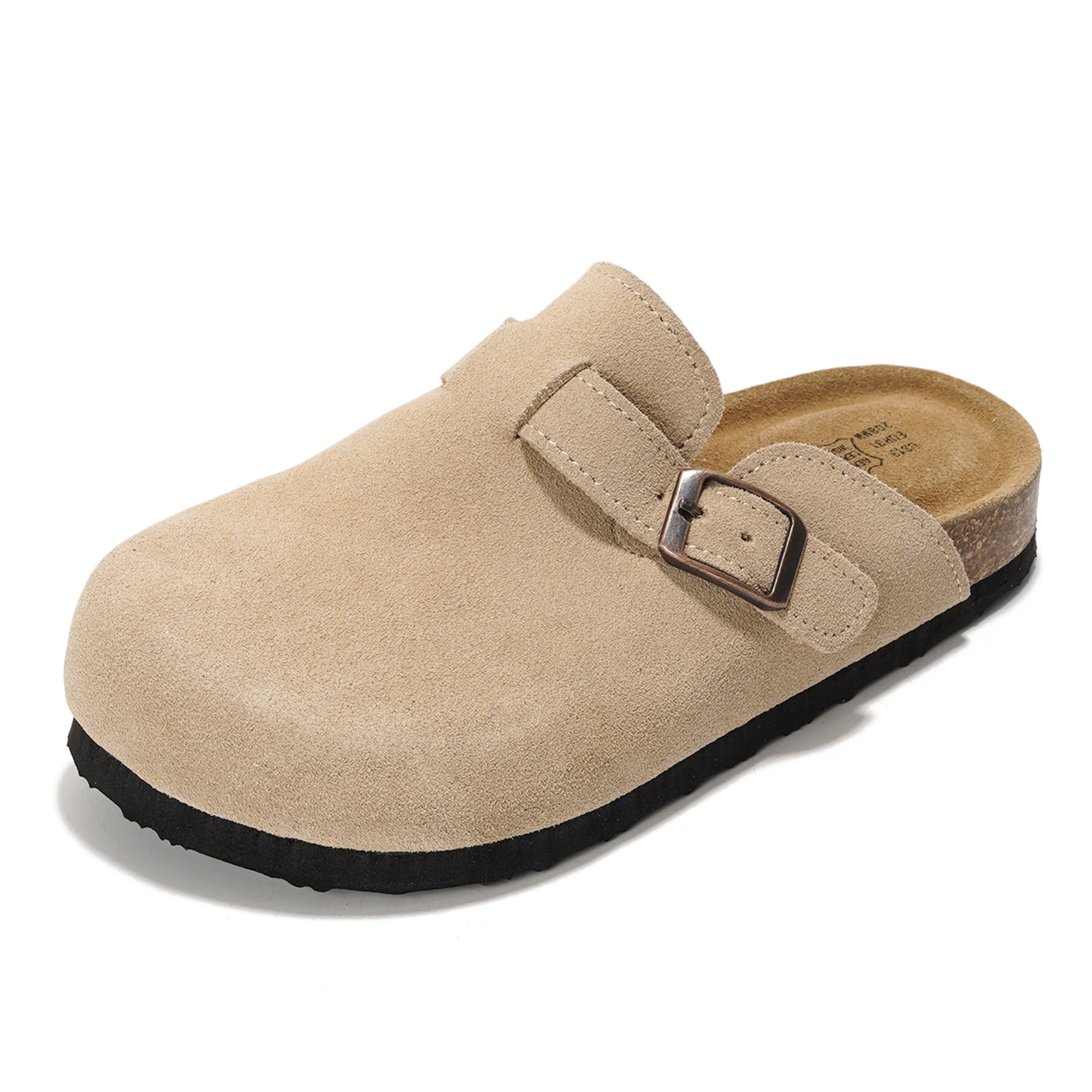 Project Cloud | "Little Benton" Clogs for kids | Genuine Leather | Memory Foam | Lightweight | Non-Slip