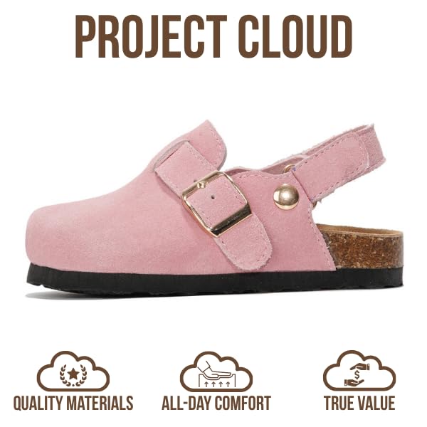 Project Cloud Kids | Genuine Leather Clogs | ProjectPlush | Lightweight | Non-Slip - Little Benton Strap