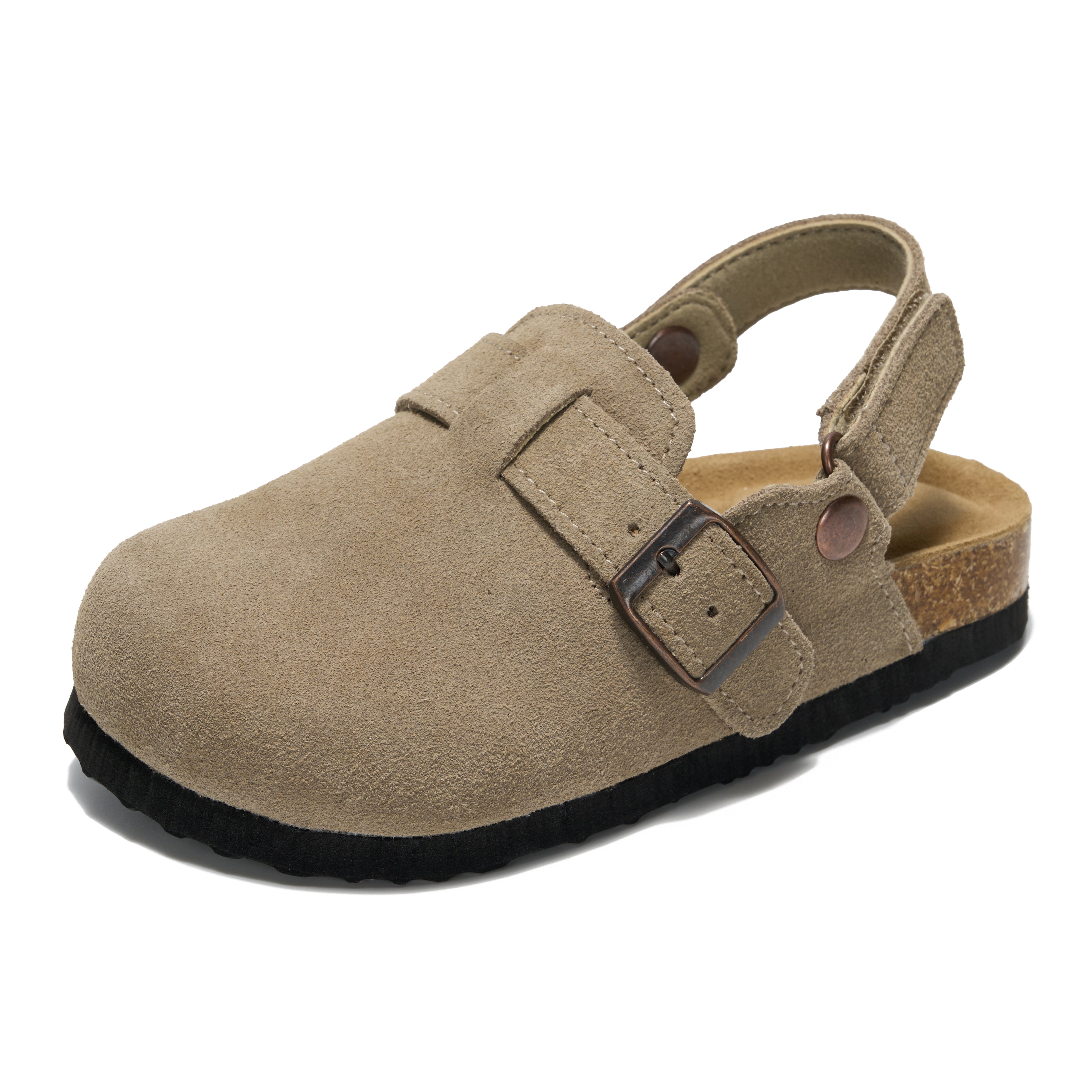 Project Cloud Kids | Genuine Leather Clogs | ProjectPlush | Lightweight | Non-Slip - Little Benton Strap