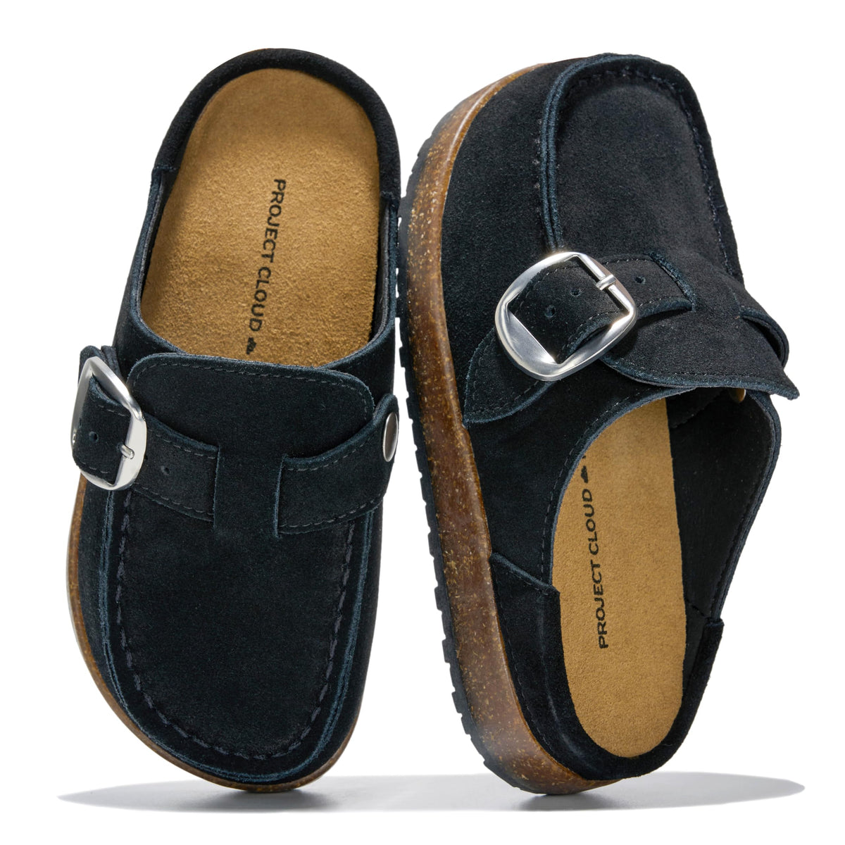 Project Cloud Kids | 100% Genuine Leather Girls Clogs | Soft & Plush Insole | Lightweight | Non-Slip - Little Carline