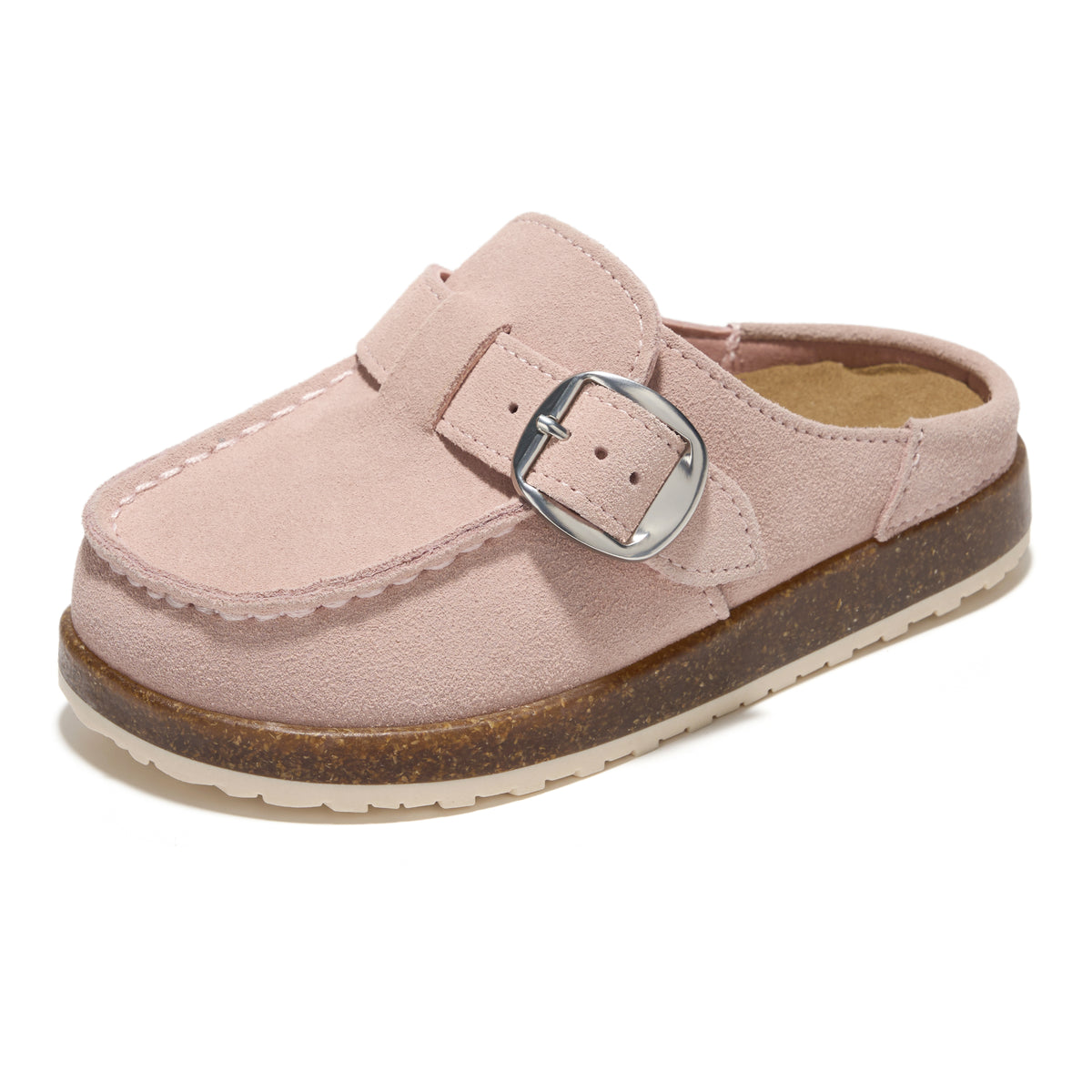 Project Cloud Kids | 100% Genuine Leather Girls Clogs | Soft & Plush Insole | Lightweight | Non-Slip - Little Carline