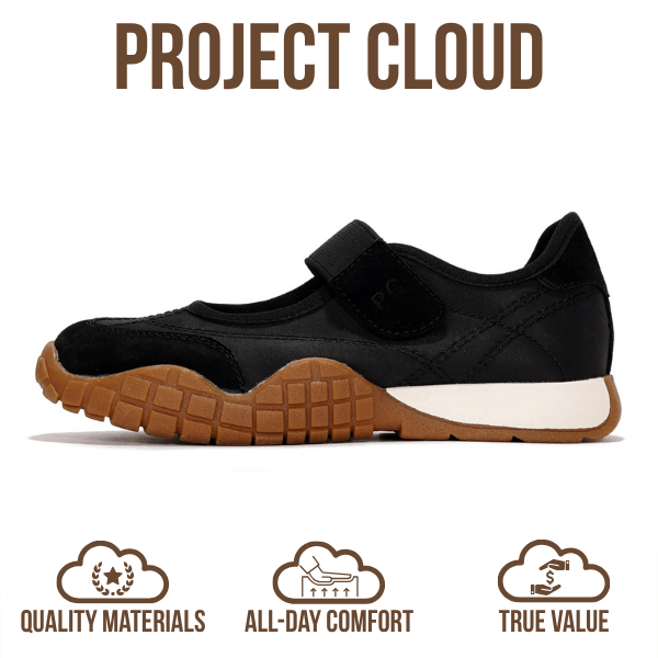 Project Cloud | "Little Donna" Comfortable Kids Sneakers | Memory Foam | Lightweight | Non-Slip