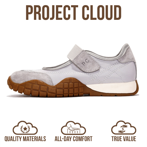 Project Cloud | "Little Donna" Comfortable Kids Sneakers | Memory Foam | Lightweight | Non-Slip