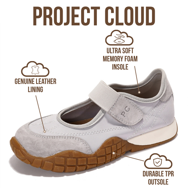 Project Cloud | "Little Donna" Comfortable Kids Sneakers | Memory Foam | Lightweight | Non-Slip