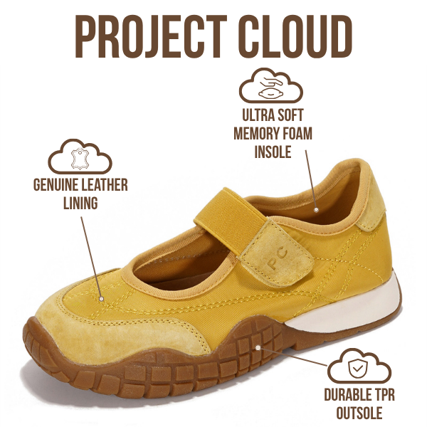 Project Cloud | "Little Donna" Comfortable Kids Sneakers | Memory Foam | Lightweight | Non-Slip