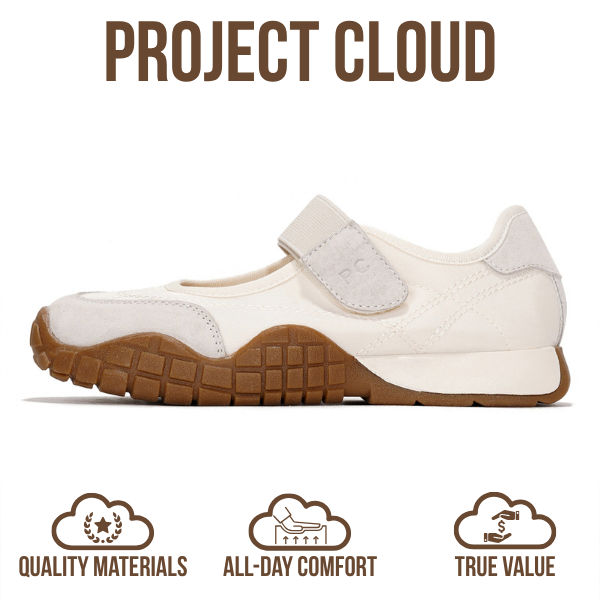 Project Cloud | "Little Donna" Comfortable Kids Sneakers | Memory Foam | Lightweight | Non-Slip
