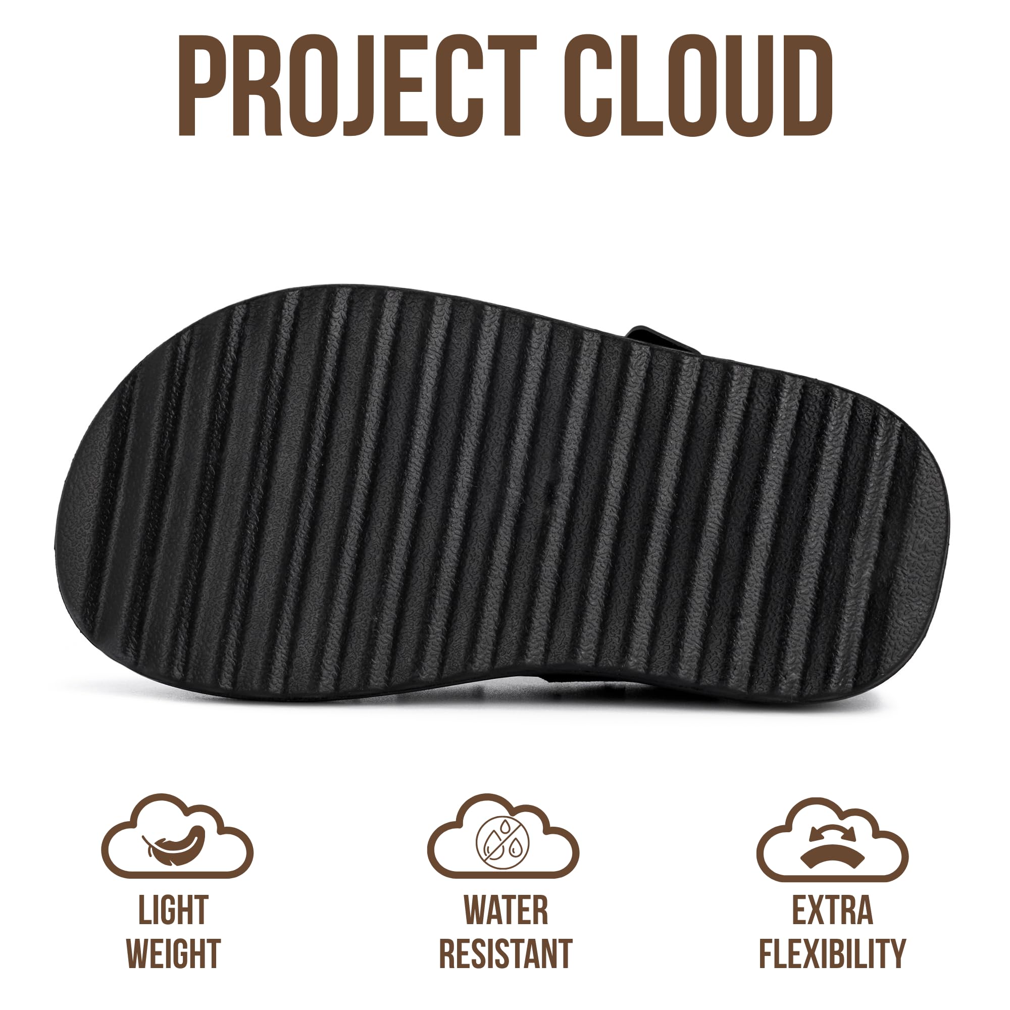 Project Cloud Kids Sandals | Girls Slides for All-Day Comfort | Plush & Soft Insole | Lightweight | Non-Slip - Little Flowy - Project Cloud - Sandals -Shop Project Cloud premium footwear Now!