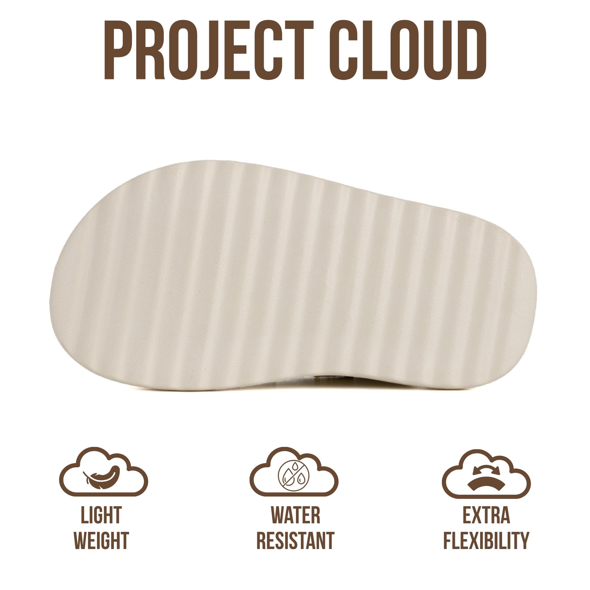 Project Cloud Kids Sandals | Girls Slides for All-Day Comfort | Plush & Soft Insole | Lightweight | Non-Slip - Little Flowy - Project Cloud - Sandals -Shop Project Cloud premium footwear Now!