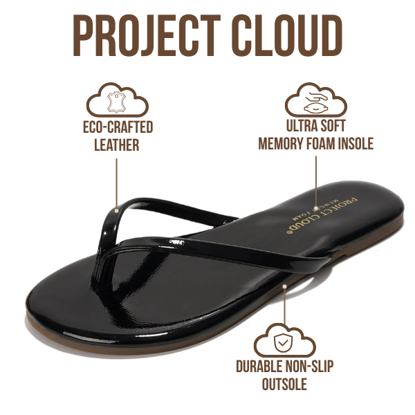 Project Cloud Kids | Vegan Leather Sandals | Memory Foam| Lightweight | Non-Slip -Little Foundations