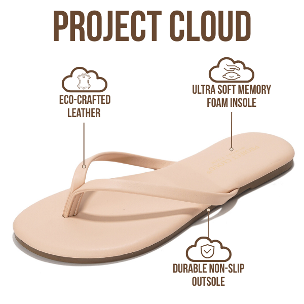 Project Cloud Kids | Vegan Leather Sandals | Memory Foam| Lightweight | Non-Slip -Little Foundations