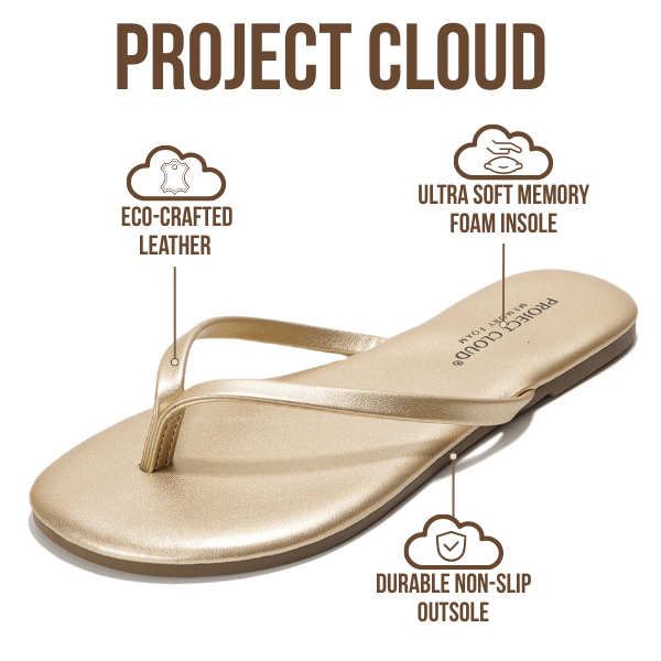 Project Cloud Kids | Vegan Leather Sandals | Memory Foam| Lightweight | Non-Slip -Little Foundations