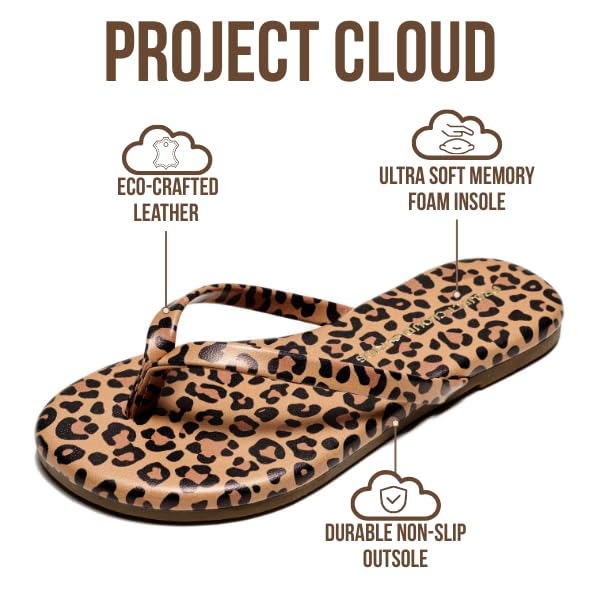 Project Cloud Kids | Eco-Leather Sandals | Memory Foam| Lightweight | Non-Slip -Little Foundations - Project Cloud - Sandals -Shop Project Cloud premium footwear Now!