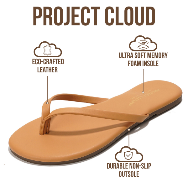 Project Cloud Kids | Vegan Leather Sandals | Memory Foam| Lightweight | Non-Slip -Little Foundations