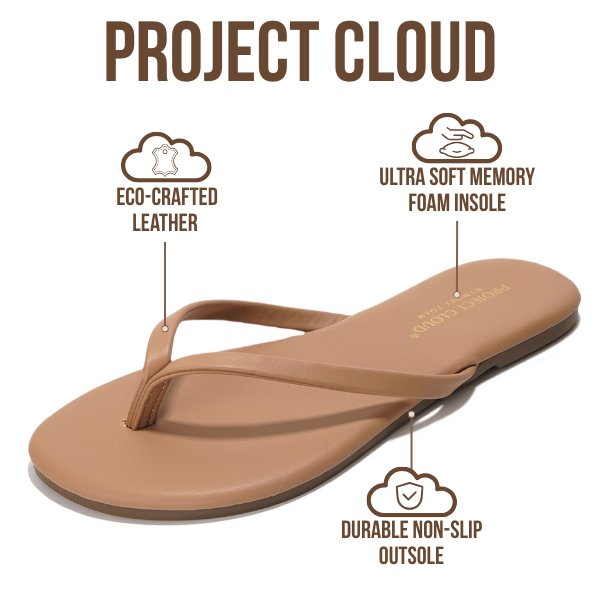 Project Cloud Kids | Vegan Leather Sandals | Memory Foam| Lightweight | Non-Slip -Little Foundations