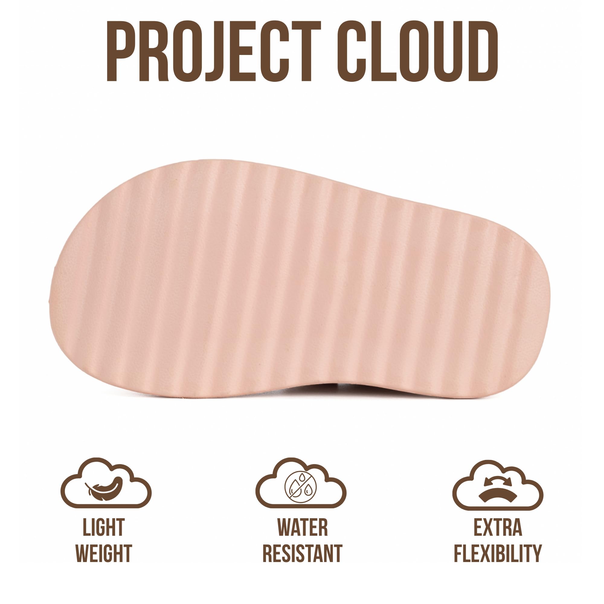Project Cloud Kids Sandals | Adjustable Straps Kids Sandals | Plush & Soft Insole | Lightweight | Non-Slip - Little Goldie - Project Cloud - Sandals -Shop Project Cloud premium footwear Now!