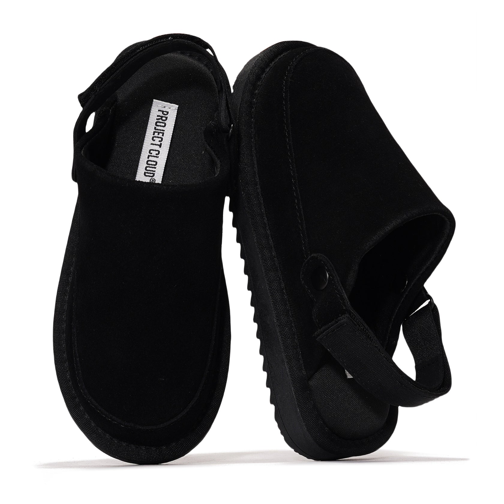 Project Cloud | "Little Goldstar" Kids Clogs with Back strap | Genuine Suede | Lightweight | Non-Slip