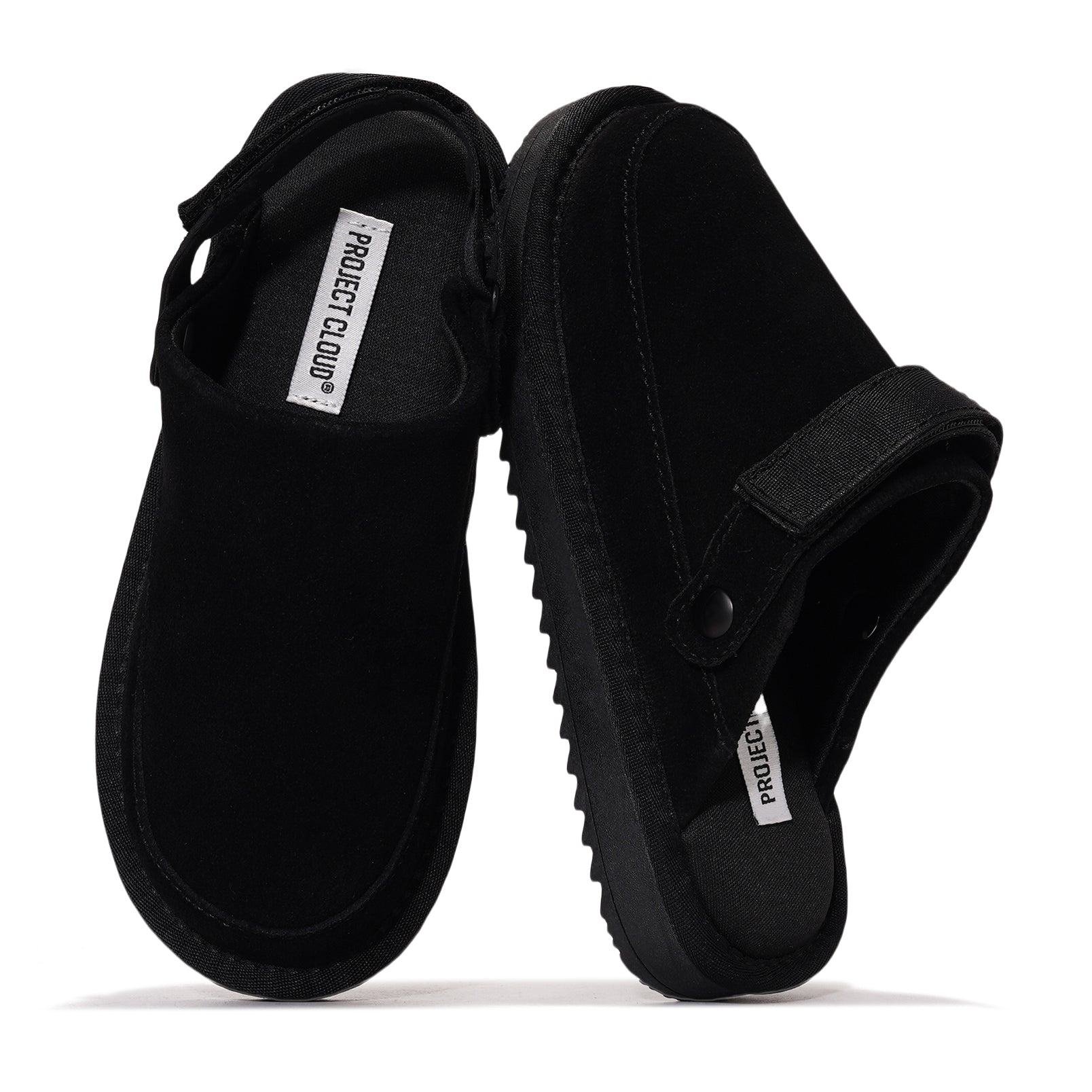 Project Cloud | "Little Goldstar" Kids Clogs with Back strap | Genuine Suede | Lightweight | Non-Slip