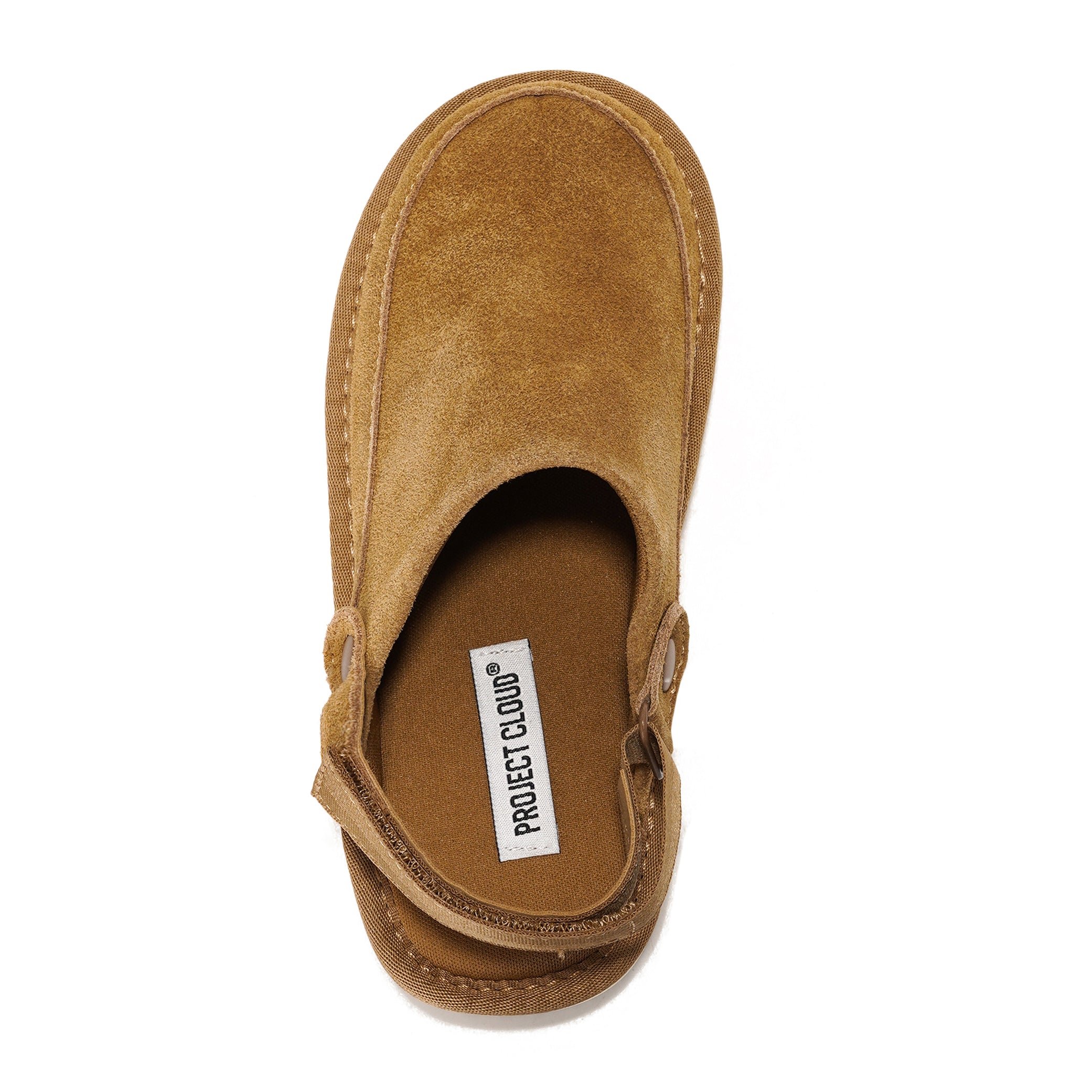 Project Cloud | "Little Goldstar" Kids Clogs with Back strap | Genuine Suede | Lightweight | Non-Slip