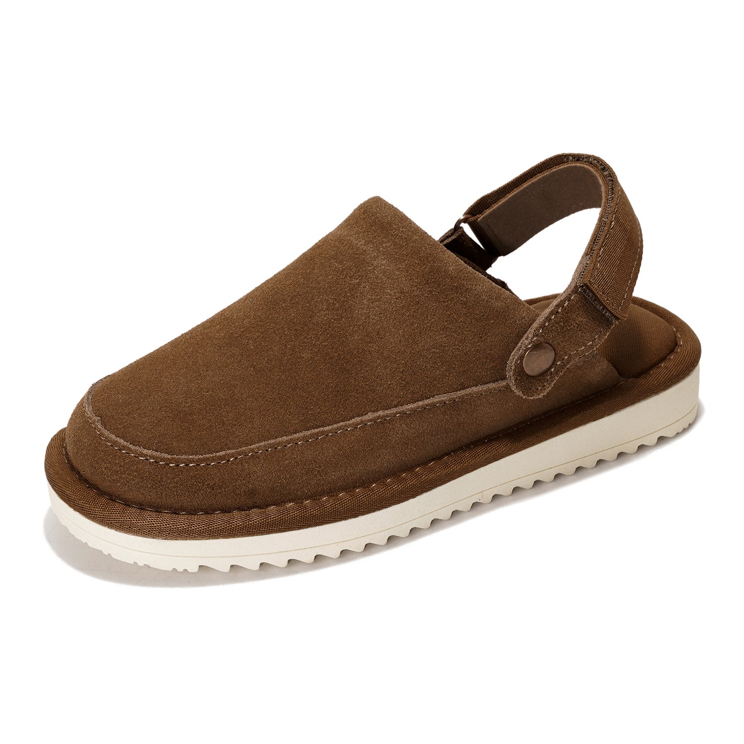 Project Cloud | "Little Goldstar" Kids Clogs with Back strap | Genuine Suede | Lightweight | Non-Slip