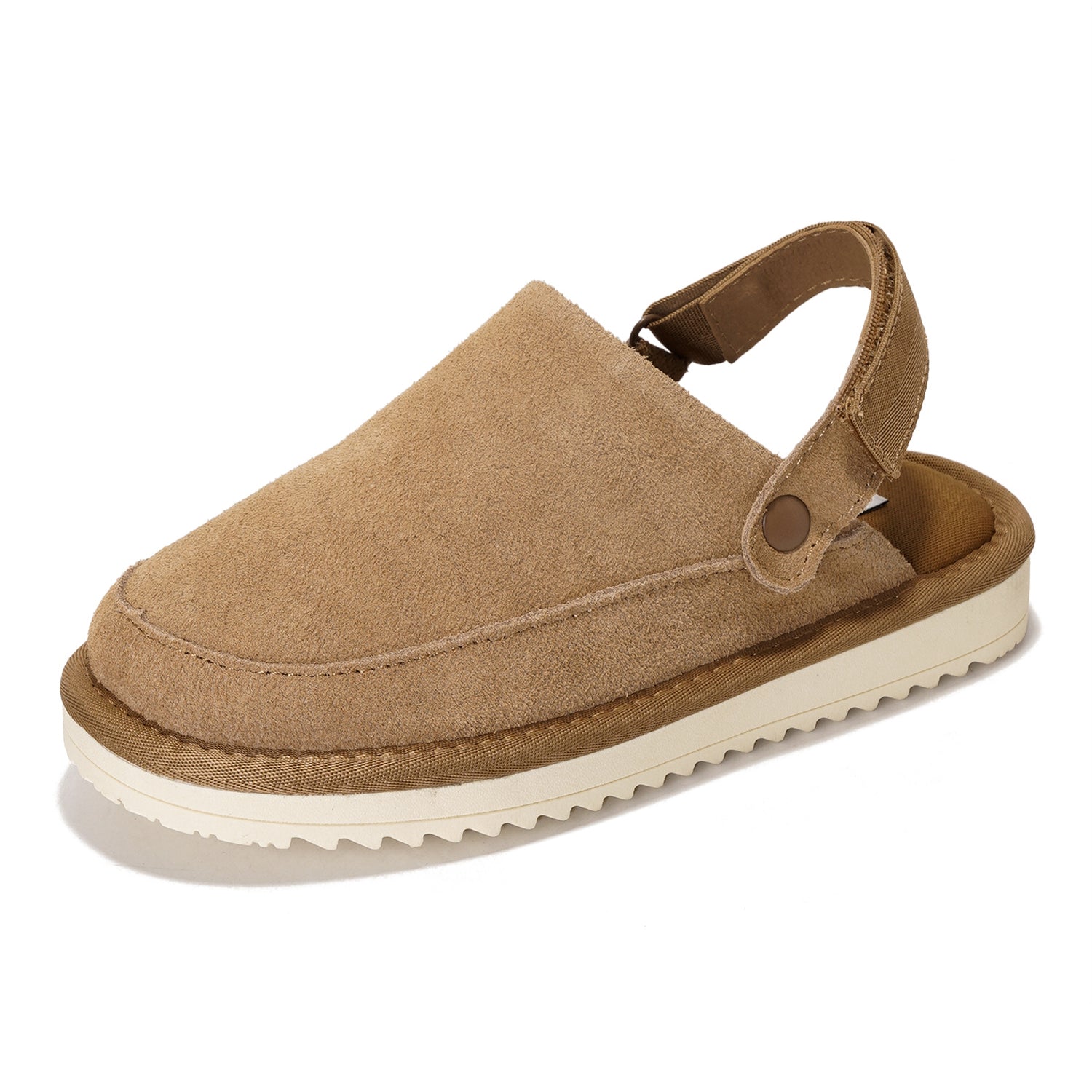 Project Cloud | "Little Goldstar" Kids Clogs with Back strap | Genuine Suede | Lightweight | Non-Slip