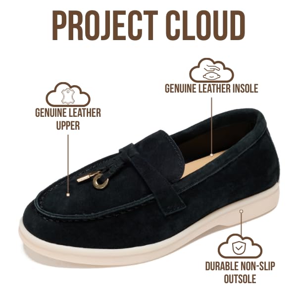 Project Cloud Kids Genuine Leather Girls Shoes Loafer | Memory Foam | Lightweight | Non-Slip - Little Iris - Project Cloud - Sandals -Shop Project Cloud premium footwear Now!