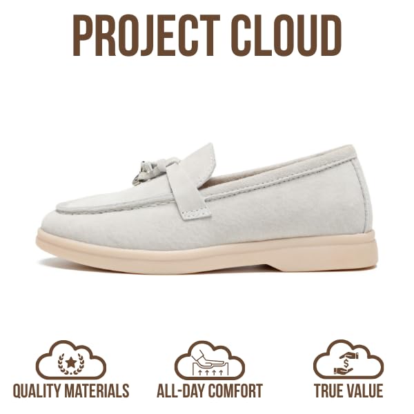 Project Cloud Kids Genuine Leather Girls Shoes Loafer | Memory Foam | Lightweight | Non-Slip - Little Iris - Project Cloud - Sandals -Shop Project Cloud premium footwear Now!