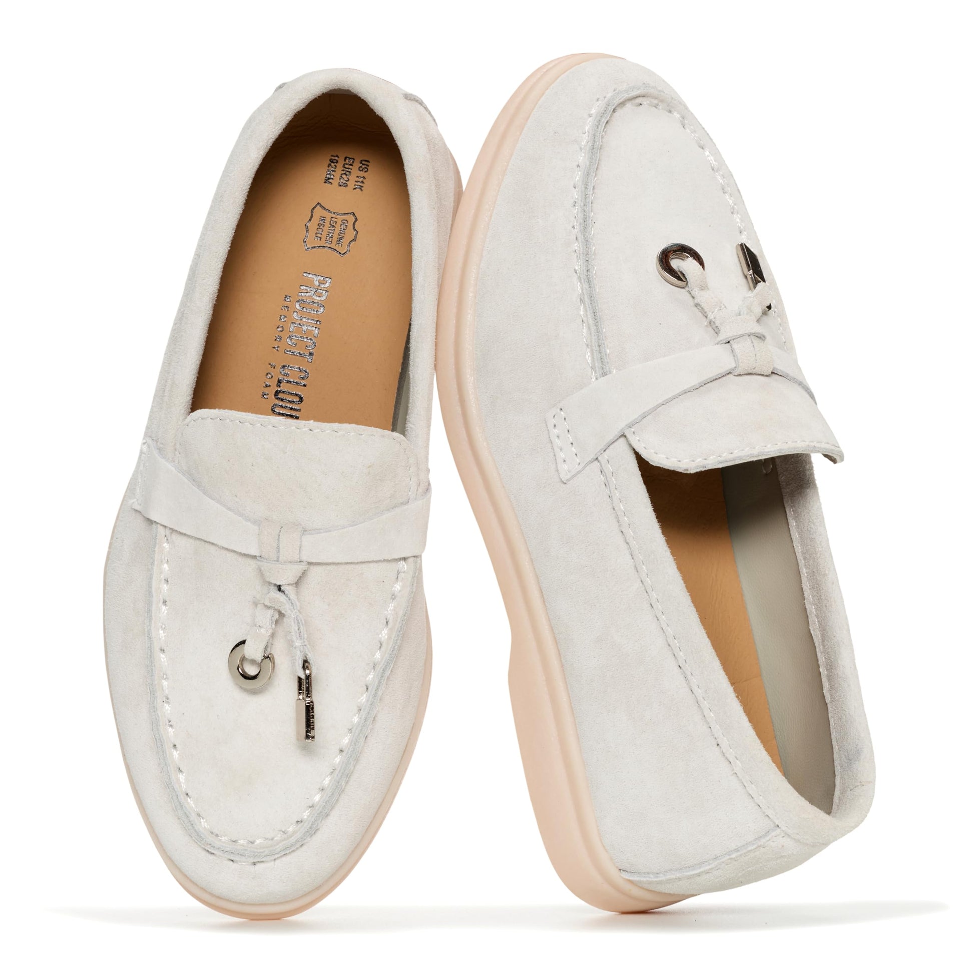 Project Cloud Kids Genuine Leather Girls Shoes Loafer | Memory Foam | Lightweight | Non-Slip - Little Iris - Project Cloud - Sandals -Shop Project Cloud premium footwear Now!