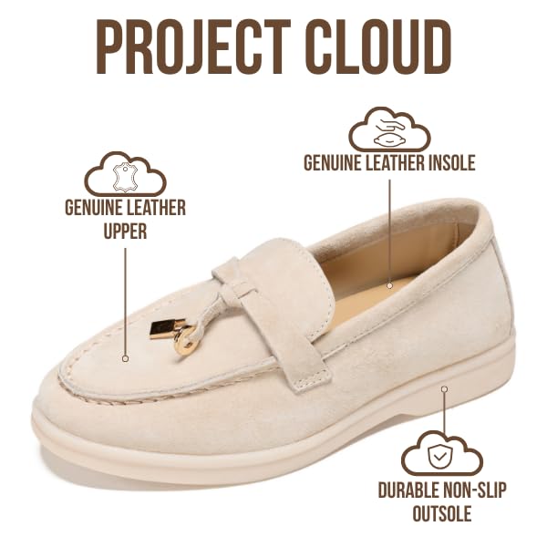 Project Cloud Kids Genuine Leather Girls Shoes Loafer | Memory Foam | Lightweight | Non-Slip - Little Iris - Project Cloud - Sandals -Shop Project Cloud premium footwear Now!