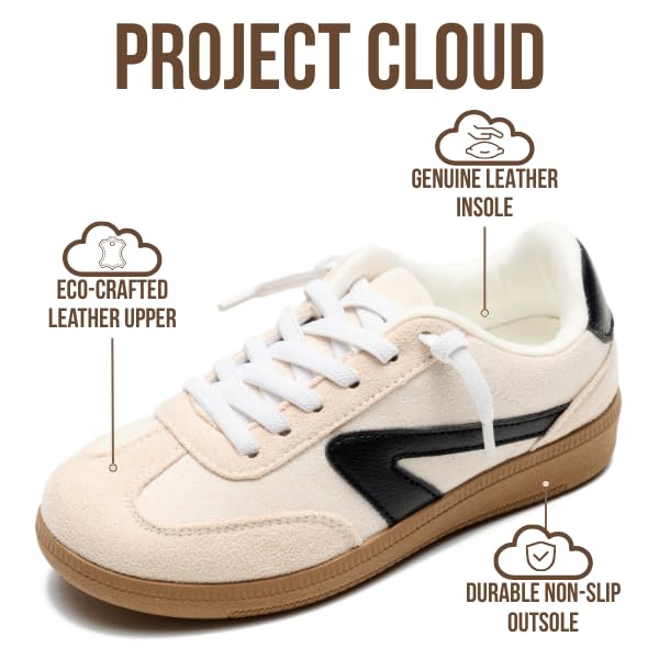 Project Cloud Kids | Lightweight Sneakers | Vegan Leather Upper | Memory Foam | Non-Slip - Little Irita