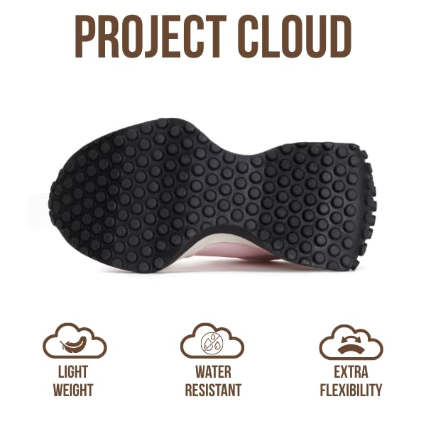 Project Cloud Shoes for Girls| Eco-Crafted Leather | Memory Foam | Lightweight Sneakers | Non-Slip - Little Lecco - Project Cloud - Sneakers -Shop Project Cloud premium footwear Now!
