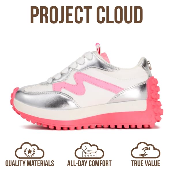 Project Cloud Shoes for Girls| Eco-Crafted Leather | Memory Foam | Lightweight Sneakers | Non-Slip - Little Lecco - Project Cloud - Sneakers -Shop Project Cloud premium footwear Now!