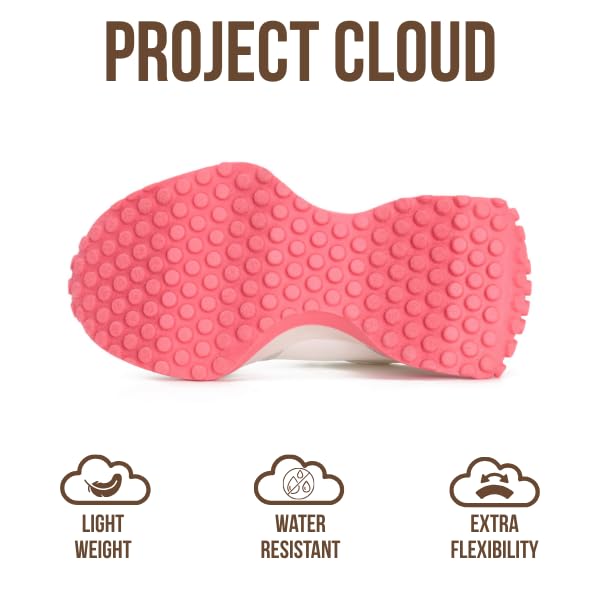Project Cloud Shoes for Girls| Eco-Crafted Leather | Memory Foam | Lightweight Sneakers | Non-Slip - Little Lecco - Project Cloud - Sneakers -Shop Project Cloud premium footwear Now!